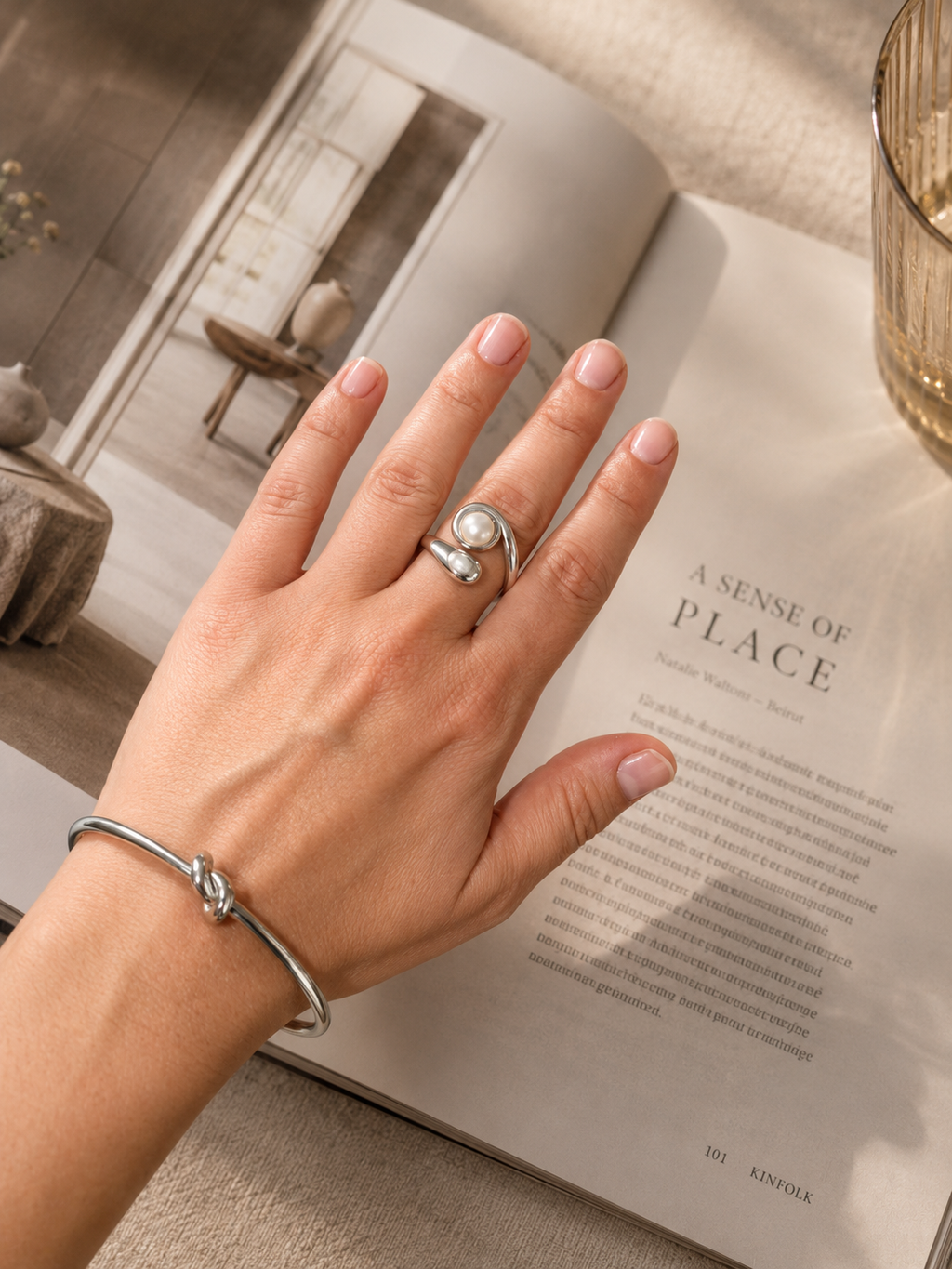 TRESS BRACELET SILVER