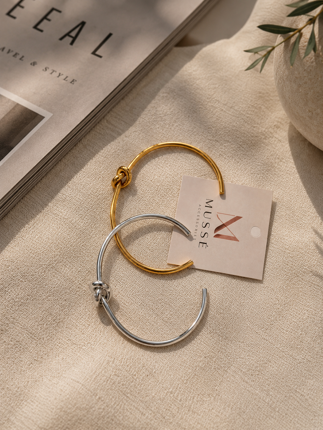 TRESS BRACELET SILVER