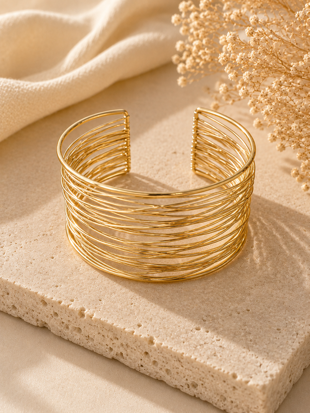 Marea Choker Gold - product shot